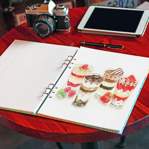 小清新空白活页素写本