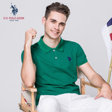 U.S. POLO ASSN.polo衫男短袖纯棉2017夏季新款休闲翻领短袖T恤