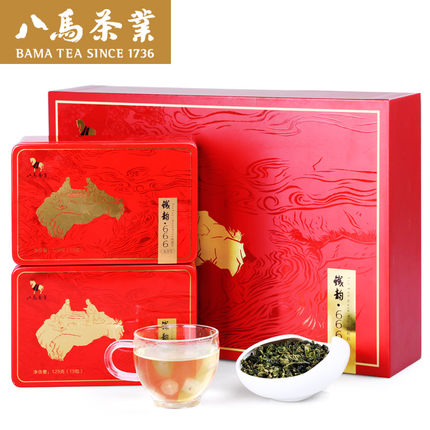 春茶八马铁观音茶叶韵香铁韵666安溪乌龙茶清香型特级价正品礼盒