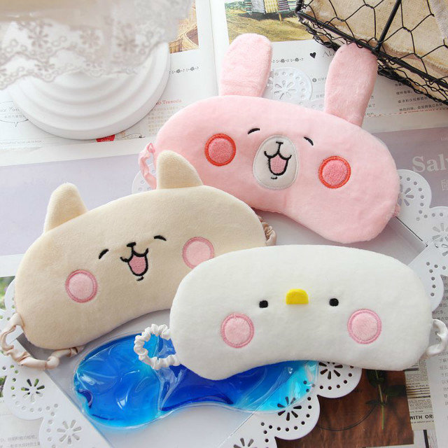 正品[眼罩 睡眠 卡通]卡通眼罩睡眠遮光评测 戴