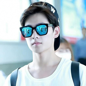 复古大框偏光太阳镜