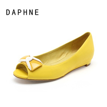 休闲时尚 甜美内增高鱼嘴女士单鞋 达芙妮春夏款 Daphne