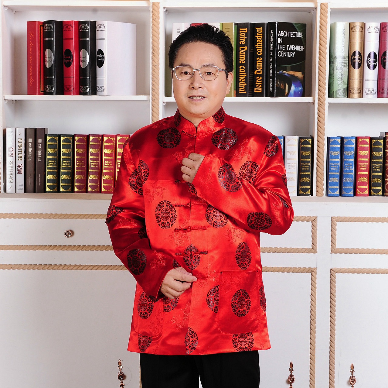 正品[中式棉袄男老年]唐装中式棉袄男评测 中式