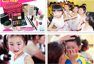 彩妆套装全套组合儿童化妆 彩妆盒包邮 舞台妆六一儿童表演化妆品