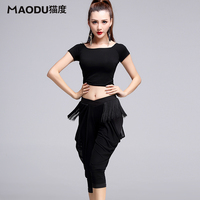 拉丁舞服装流苏裤_拉丁舞服装流苏裤图片素材