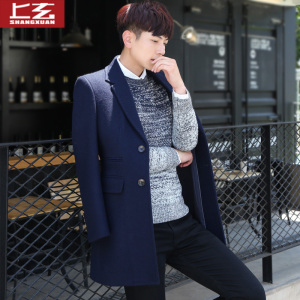 毛呢大衣男