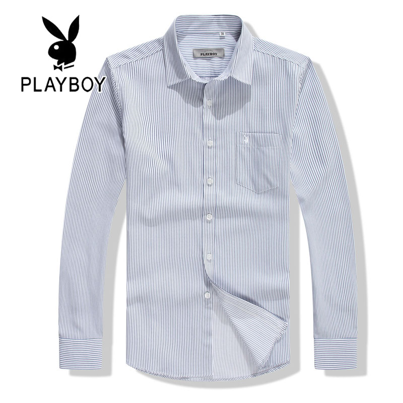 2016夏季花花公子衬衣短袖中年男士正装商务