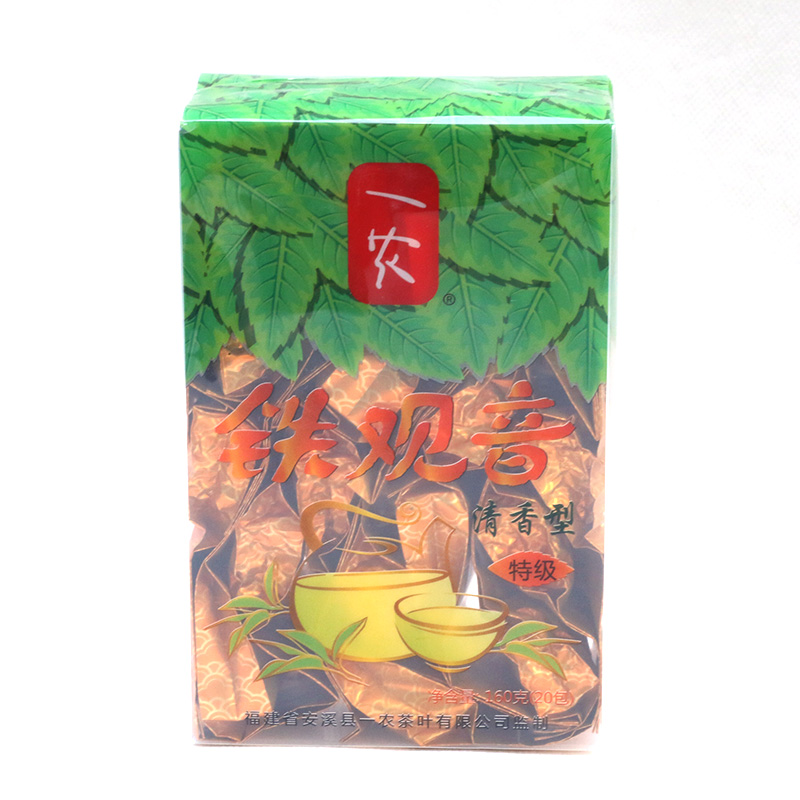 一农牌清香型安溪铁观音特级乌龙茶160克袋装 福建原产地特产茶叶
