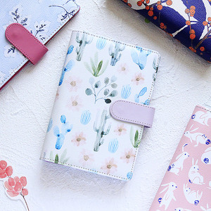 印花封面活页日记本