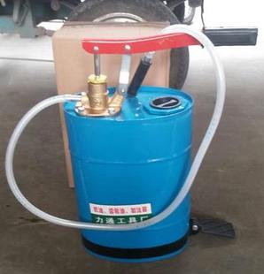 铁桶 铁泵头 机油加注器 带桶手摇加注器齿轮油加注器 高档铁泵体铁桶