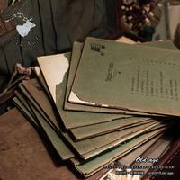 复古摆件旧书残页背景纸背景布zakka古老英文