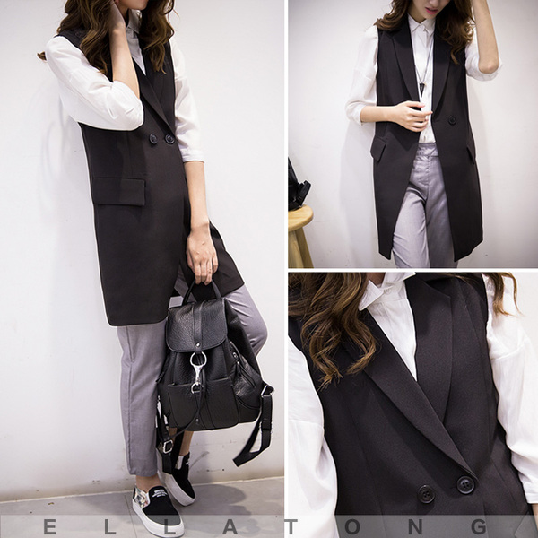 正品背心 2015秋季新款 无袖 显瘦背心<em>薄马甲</em>女