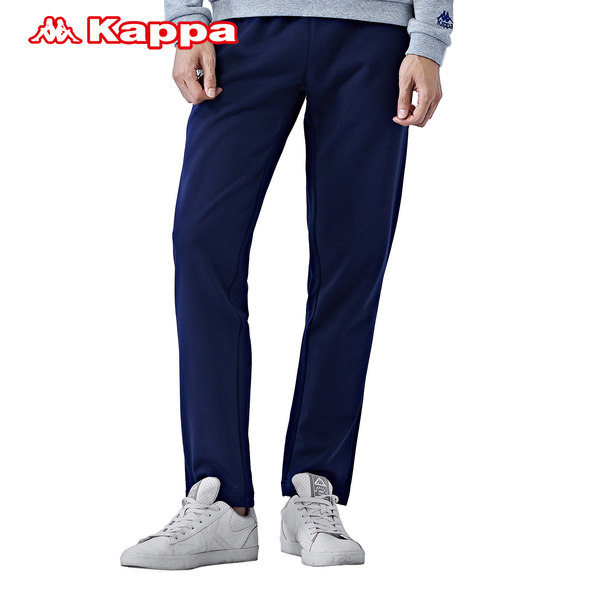 Kappa男款卫裤运动裤 直筒裤 卡帕修身长裤 背靠背|K0612AK01