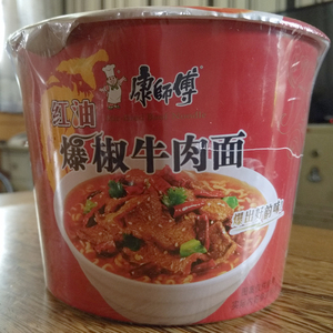 康师傅红油爆椒牛肉面 方便面 碗已售59件 ￥ 39.6 ￥42.5(9.