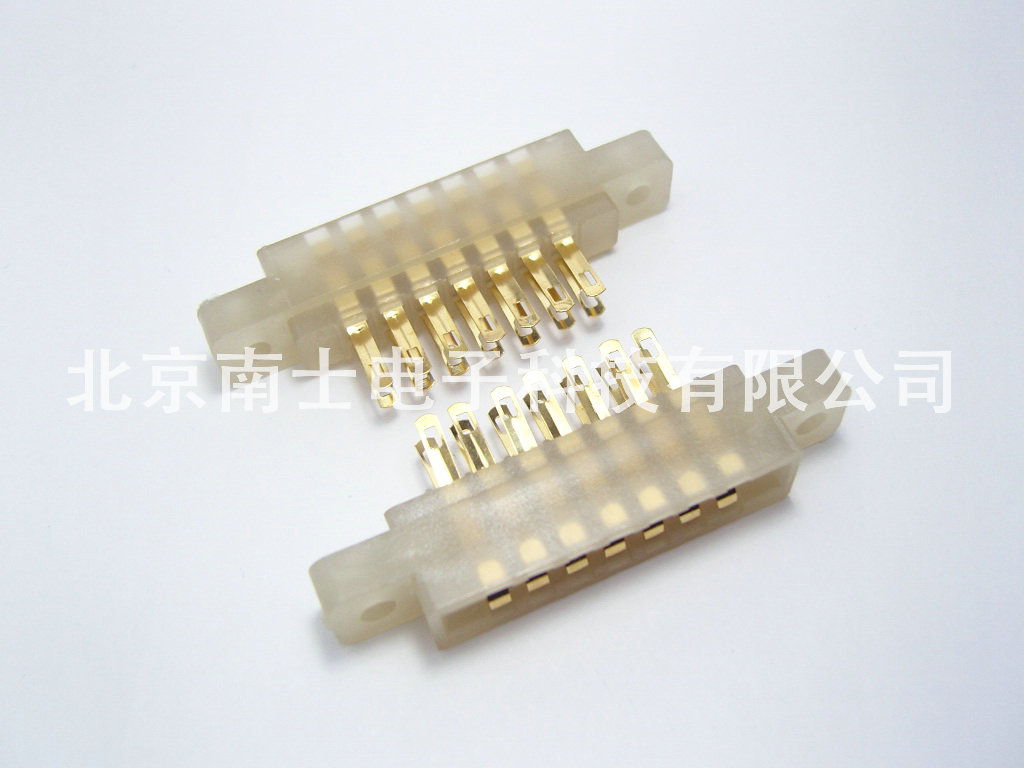 优质cy401 14p 镀金 印制板连接器 印刷线路板插座 插槽 插针 分