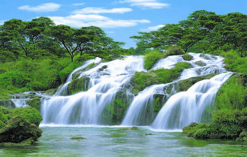 壁纸 风景 旅游 瀑布 山水 桌面 827_527