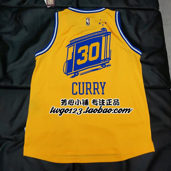 台湾直邮 adidas 库里curry 勇士30 复古the city sw球衣as8131