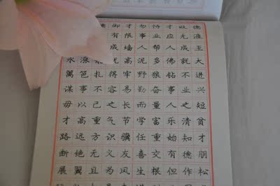 包邮 庞中华钢笔楷书字帖 警世名言 硬笔字帖描摹版成人正楷练习