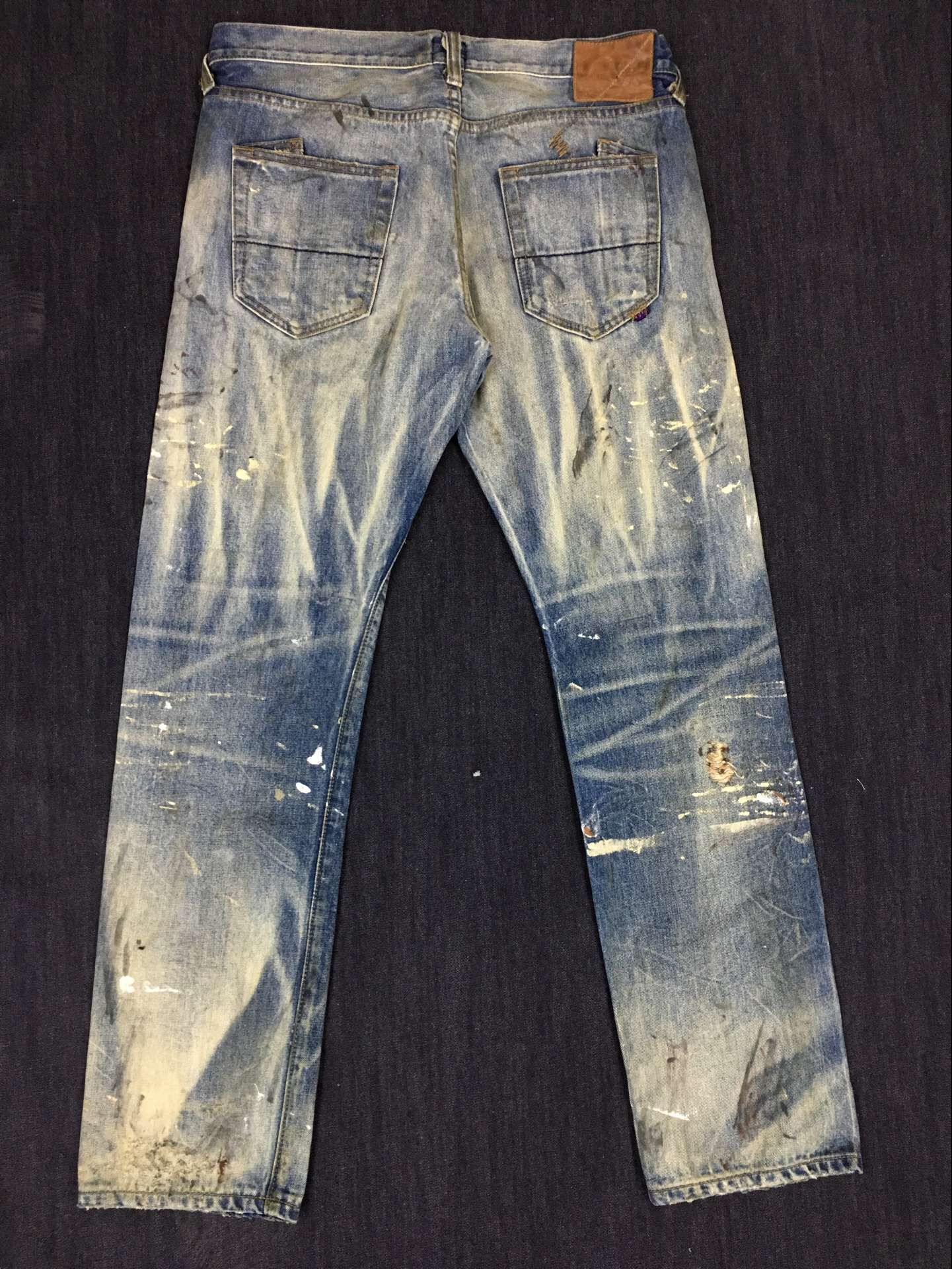 工艺定制牛仔水洗参考价格 no.35 [prpslvc]级别破洞水洗效果