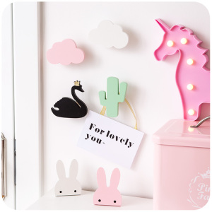 卡通动物墙壁挂钩强力粘胶