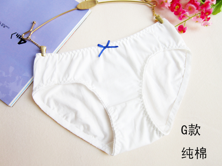 纯棉白色内裤女士可爱卡通棉质三角裤包邮