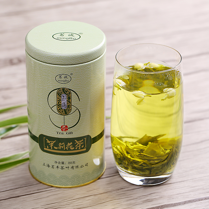 【买三送1】茗波2016新茶浓香茉莉花茶特级88g包邮