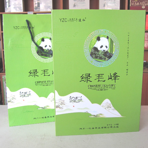 绿茶2016新茶盒装特级毛尖茶峨眉山茶绿毛峰日照充足农家茶叶250g