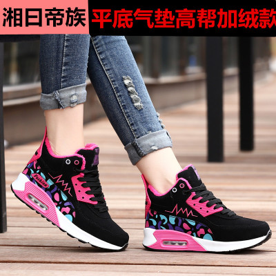 361女鞋跑步鞋保暖冬季361度运动鞋增高减震