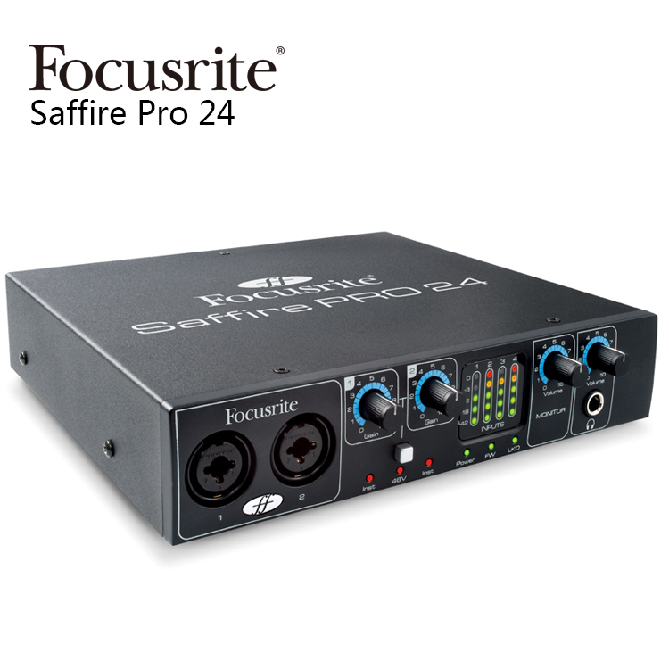 富克斯特focusrite saffire pro 24 专业录音声卡 火线音频接口