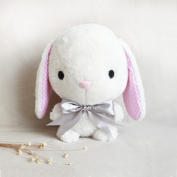 手工布偶diy材料包长耳朵小兔子 diy手工布娃娃生日礼品送闺蜜