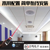 无线蓝牙喇叭自带功放有源音箱 吸顶音响店铺天花音箱吊顶音响套装