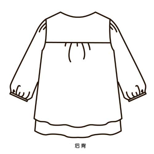 千趣会 mama日系时尚孕妇装哺乳装 长袖蕾丝修身t恤 349976