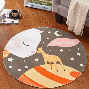可爱儿童圆形地毯