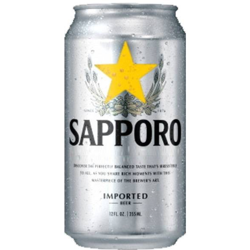 sapporo premium beer 三宝乐 七宝 进口札幌啤酒 330