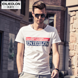 英爵伦男士印花短袖