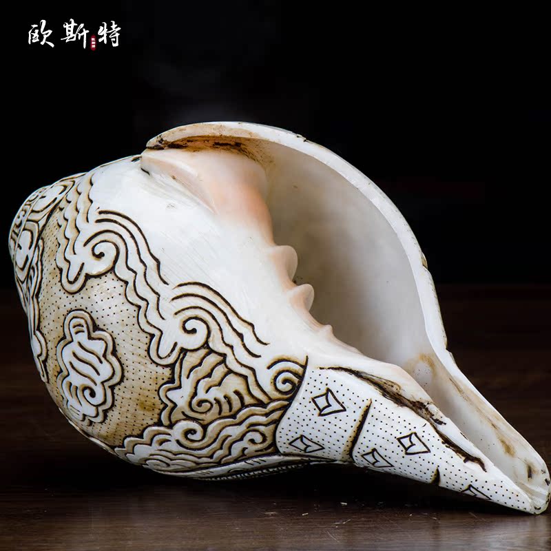 佛教用品装藏圣物古法琉璃高温烧制密宗法器法螺装藏用品八供海螺