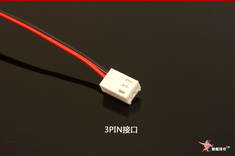 显卡小2pin转3pin 风扇转接线 显卡小2p转3针母头 【2.5接口】