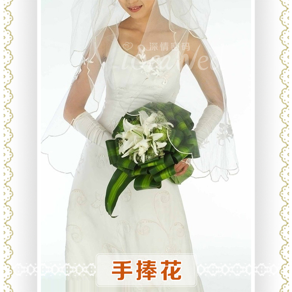 热销婚礼鲜花 新娘手捧花 婚庆鲜花 球形捧花 韩