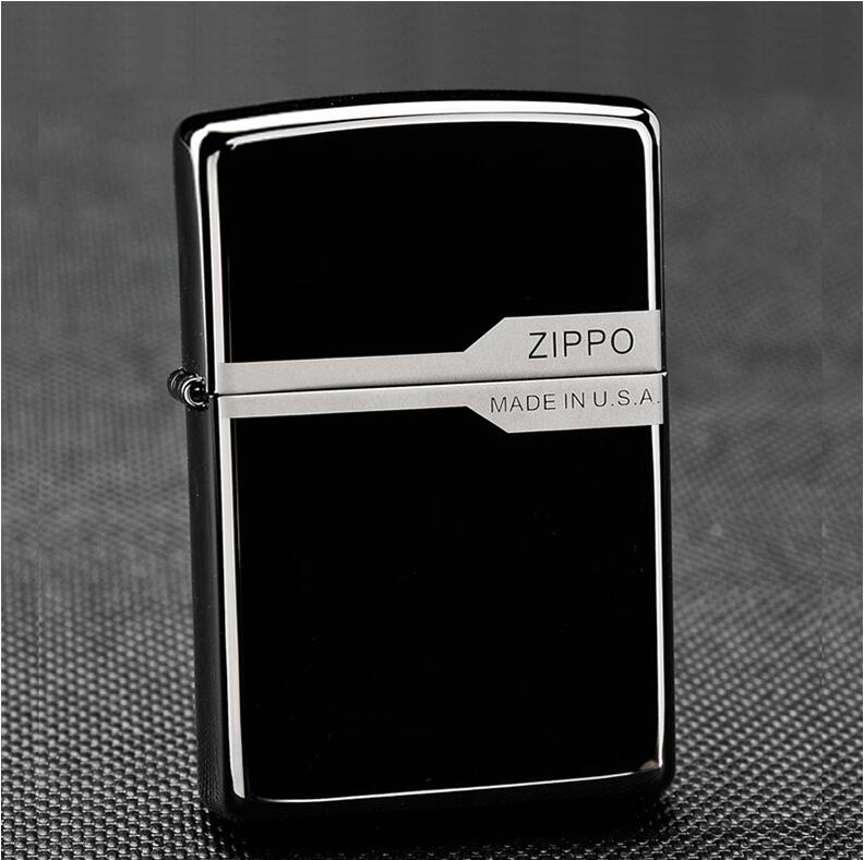 打火机zippo正版 原装黑冰150zl 刻字煤油zppo 限量正品旗舰店zp