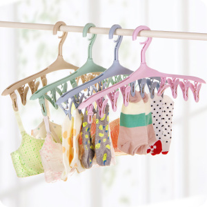 创意夹子防风卡扣多功能衣架