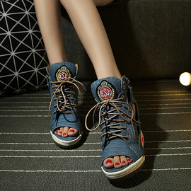 推荐最新牛仔布凉鞋 牛仔布凉鞋女平底信息资