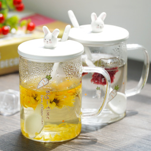可爱兔子玻璃杯