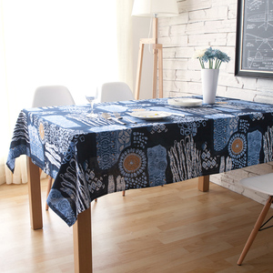 复古民族风棉麻桌布