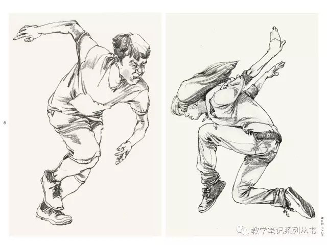 [赠随机素描书]2017教学笔记意绘人物速写临摹范本意会线面速写单人