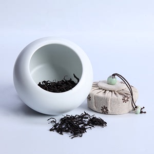 亲韵日式五大名窑小号手工醒茶罐陶瓷茶叶罐哥