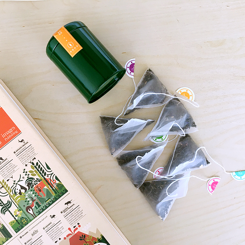 新品包邮[亲爱的茶][随我]福州茉莉花茶 花草罐装三角包袋泡冷泡