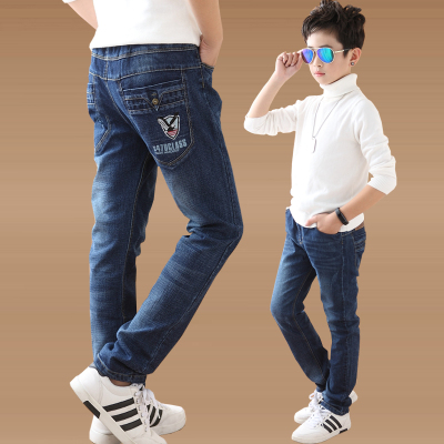 男童牛仔裤10秋装12秋季13大童长裤14男孩裤