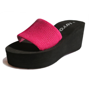 夏季厚底防滑一字拖鞋