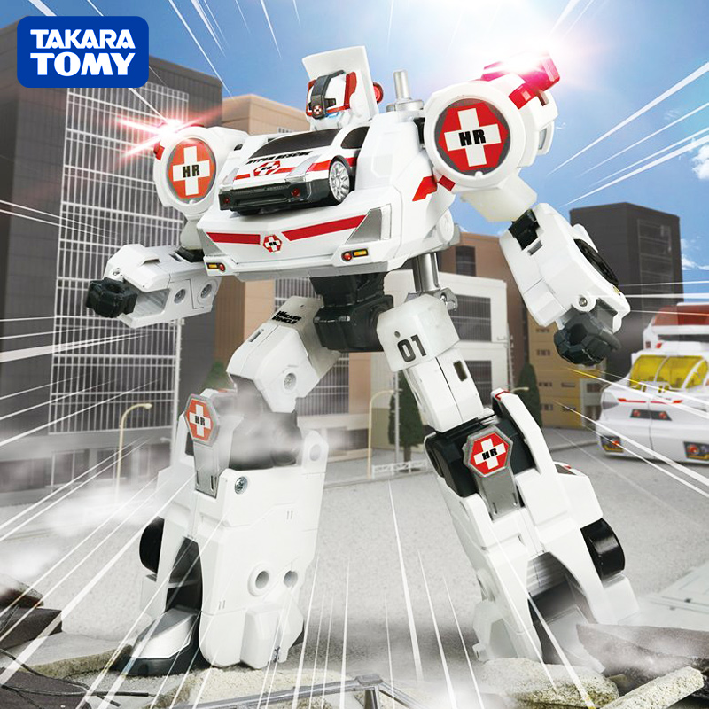 多美卡tomy救护车变形金刚机器人组合体救援车模型男孩玩具857266