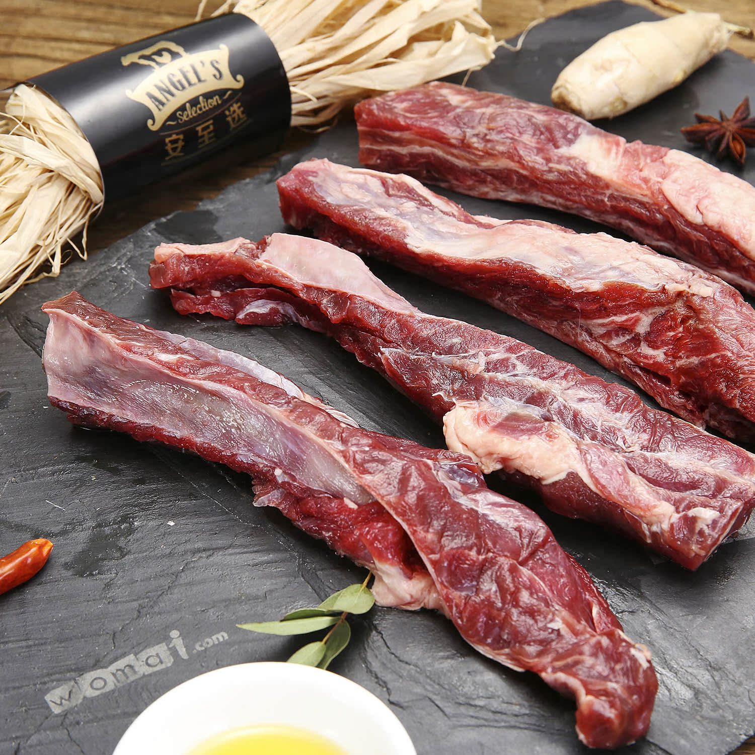 安至选 乌拉圭牛肋条1000g牛肉冷冻牛肉生鲜进口冻牛肉生牛肉包邮_双